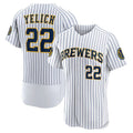 Custom #22 White MIL Baseball Shirt Top