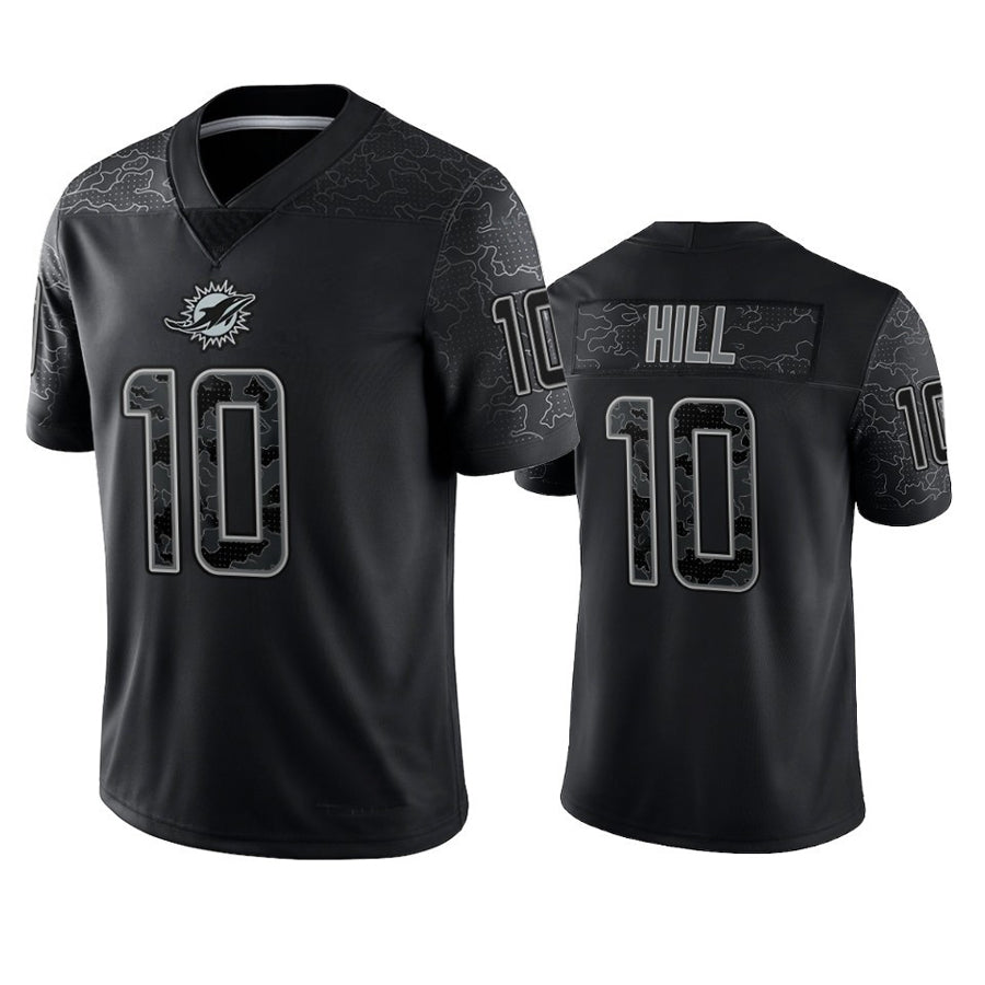 Custom #10 Black MIA Football Shirt Top