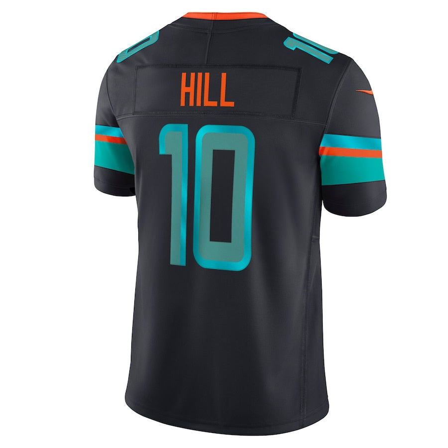 Custom #10 Blue MIA Football Shirt Top