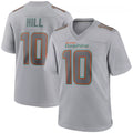 Custom #10 Grey MIA Football Shirt Top