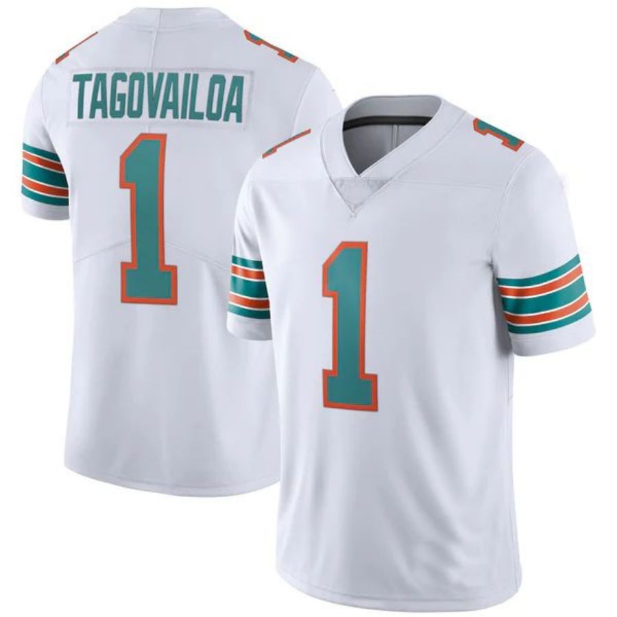 Custom #1 TAGOVAILOA Pro Stitched Jersey - Premium Edition