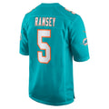 Custom #5 Aqua MIA Football Shirt Top