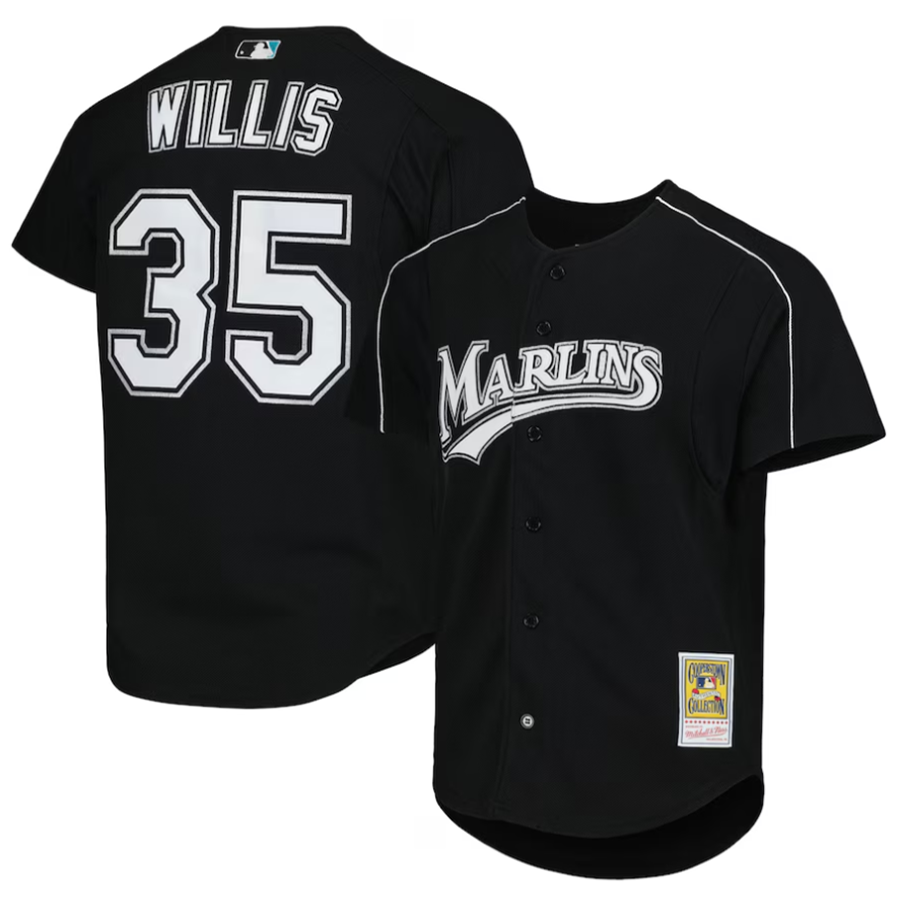 Custom #35 Black MIA Baseball Shirt Top
