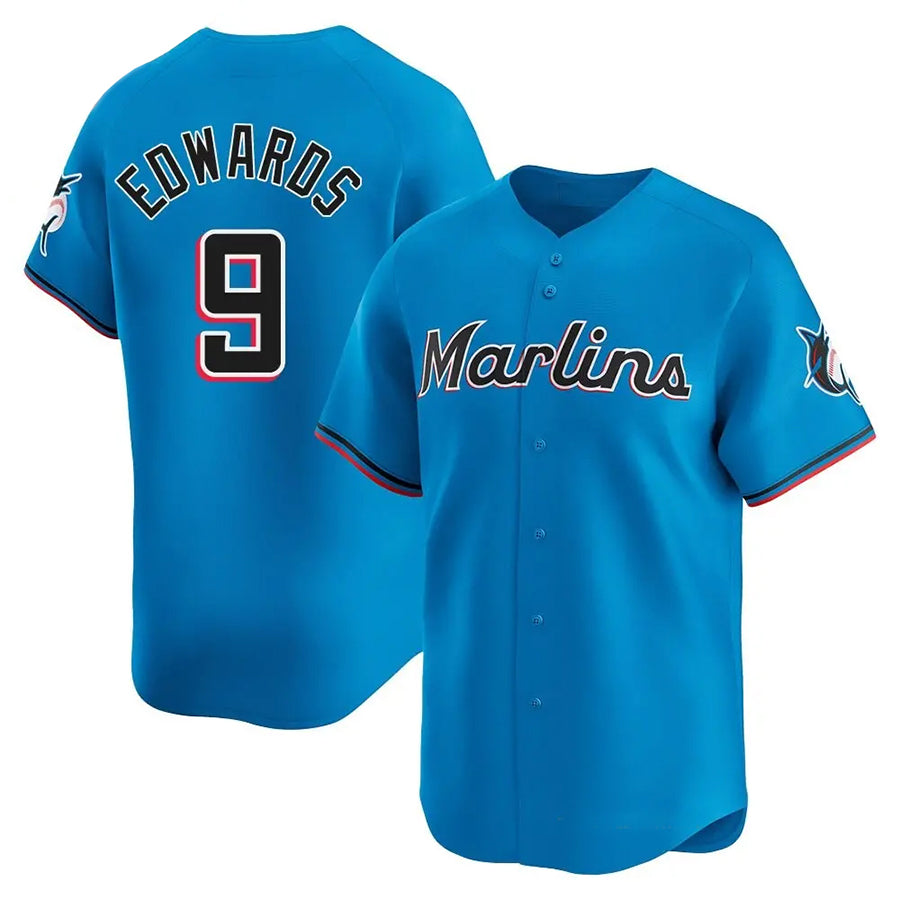 Custom #9 EDWARDS Pro Stitched Jersey - Premium Edition