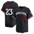 Custom #23 Navy MIN Baseball Shirt Top