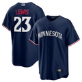 Custom #23 Navy MIN Baseball Shirt Top