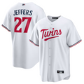 Custom #27 White MIN Baseball Shirt Top