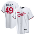 Custom #49 White MIN Baseball Shirt Top