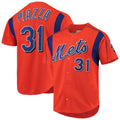 Custom #31 Orange NYM Baseball Shirt Top