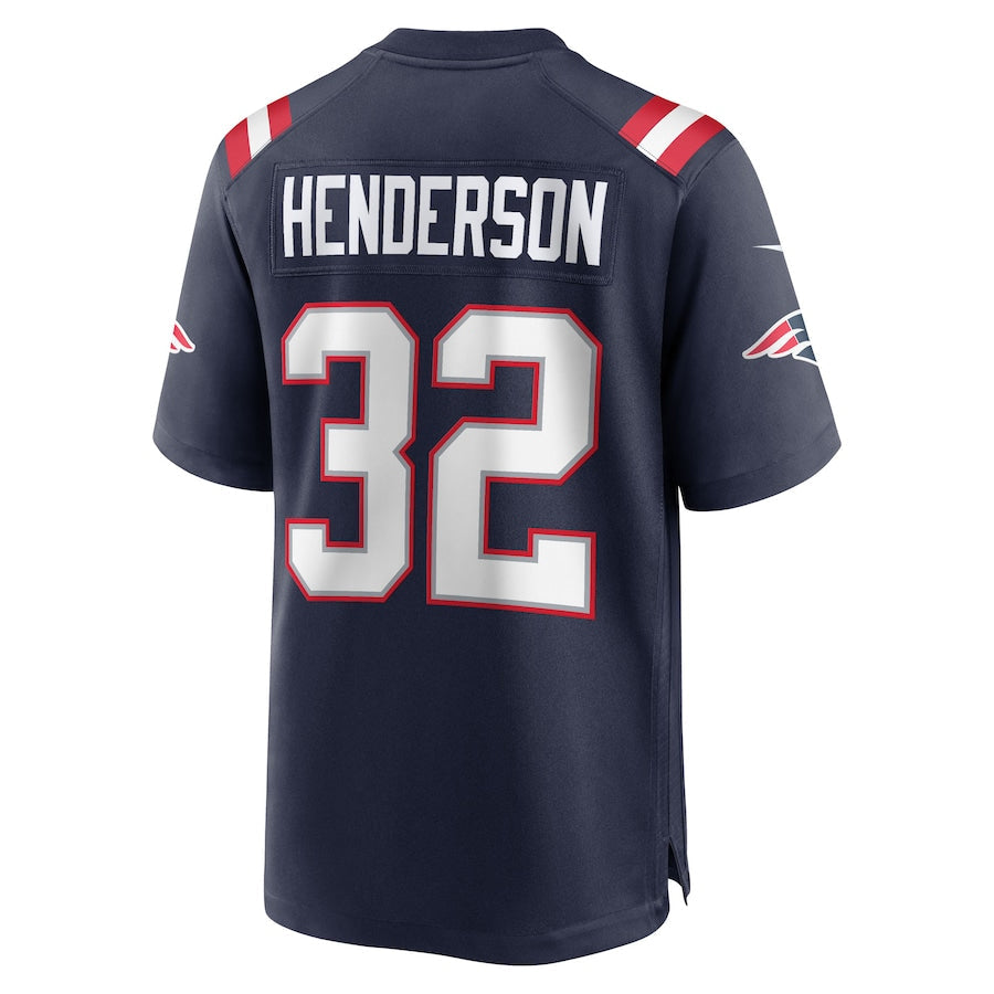 Custom #32 Navy NE Football Shirt Top