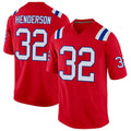 Custom #32 Red NE Football Shirt Top