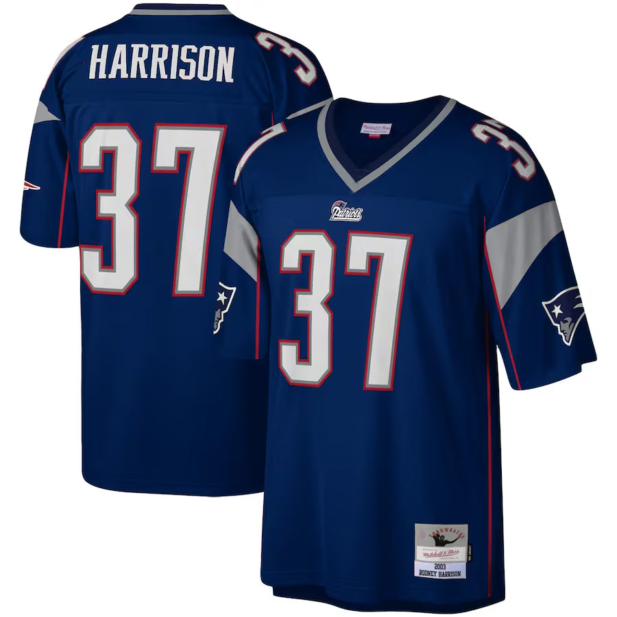 Custom #37 Red NE Football Shirt Top