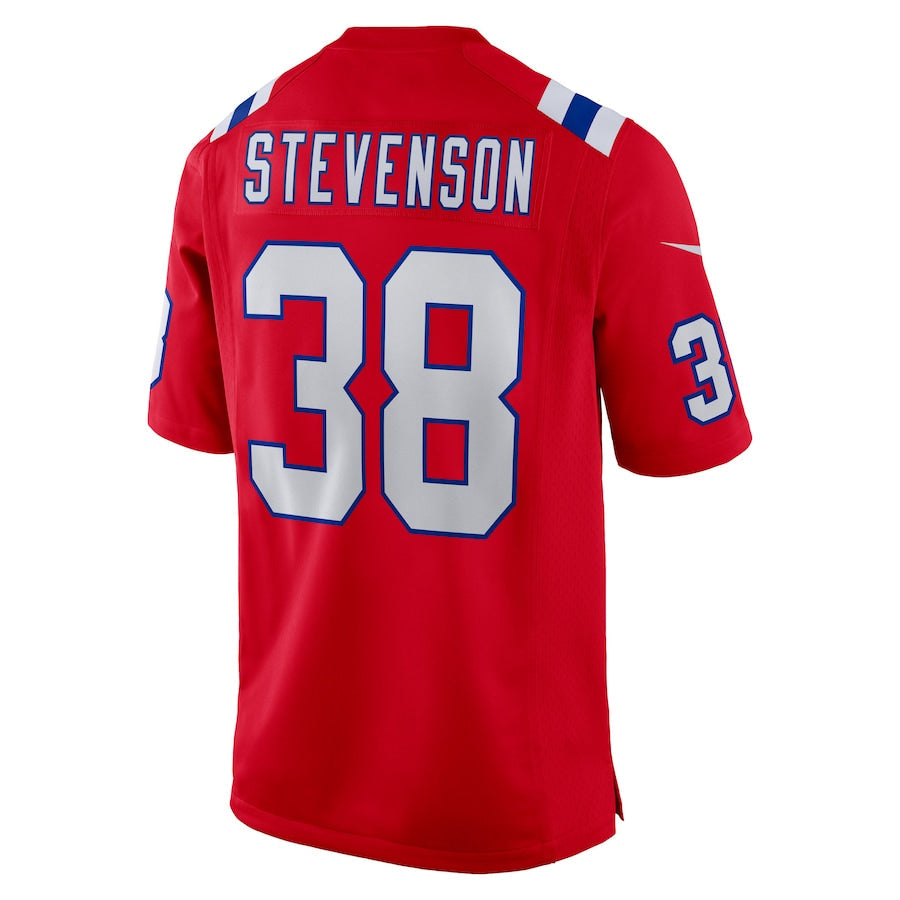 Custom #38 Red NE Football Shirt Top