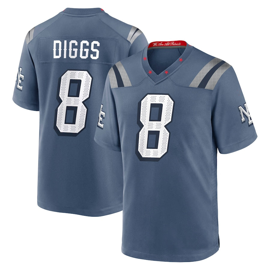 Custom #8 DIGGS Pro Stitched Jersey - Premium Edition