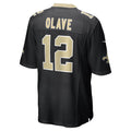 Custom #12 Black NO Football Shirt Top
