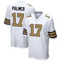 Custom #17 White NO Football Shirt Top