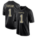 Custom #1 Carbon Black NO Football Shirt Top