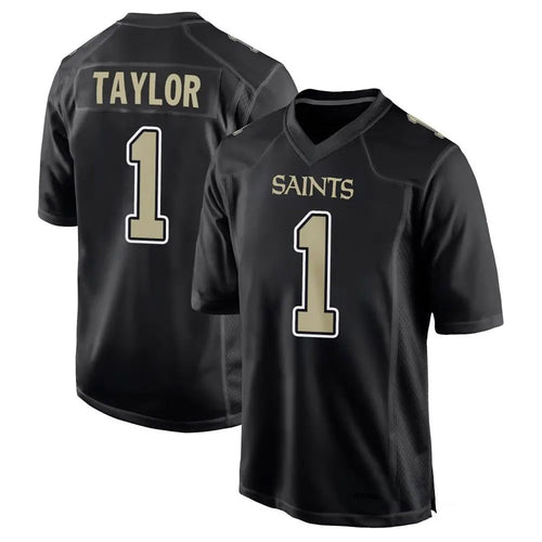 Custom #1 Carbon Black NO Football Shirt Top
