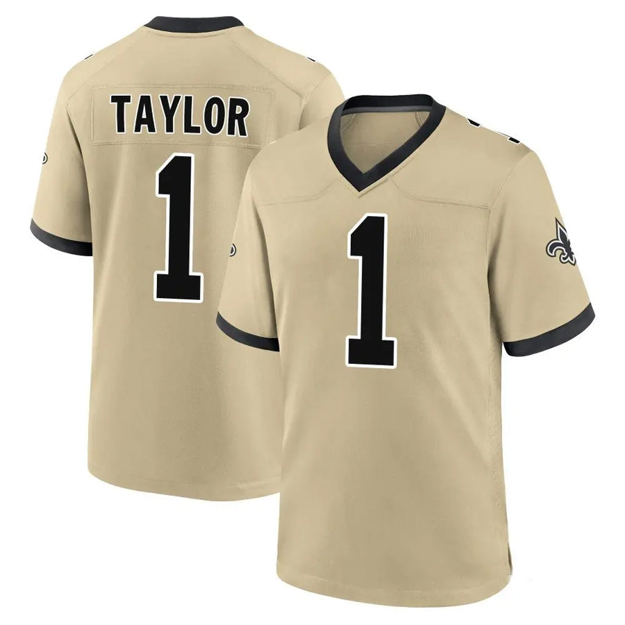 Custom #1 TAYLOR Pro Stitched Jersey - Premium Edition