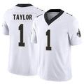 Custom #1 White NO Football Shirt Top
