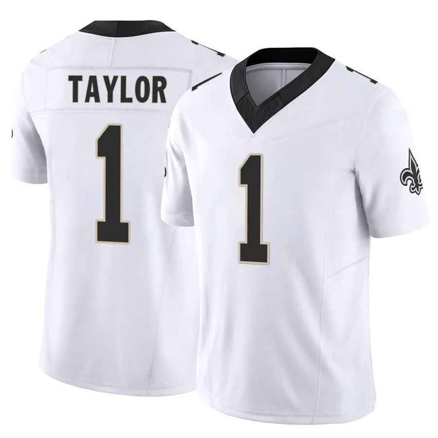 Custom #1 White NO Football Shirt Top