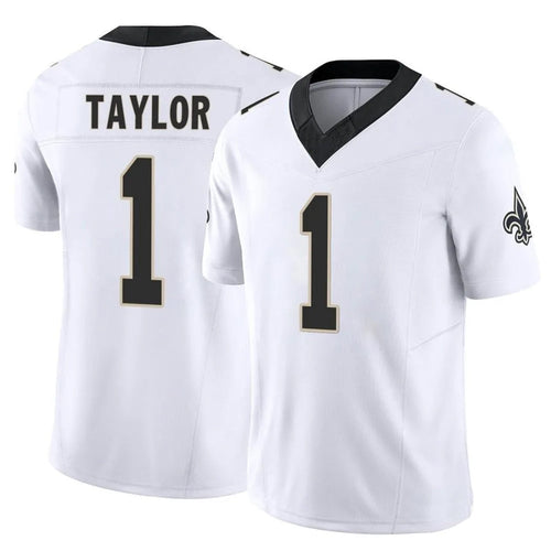 Custom #1 White NO Football Shirt Top