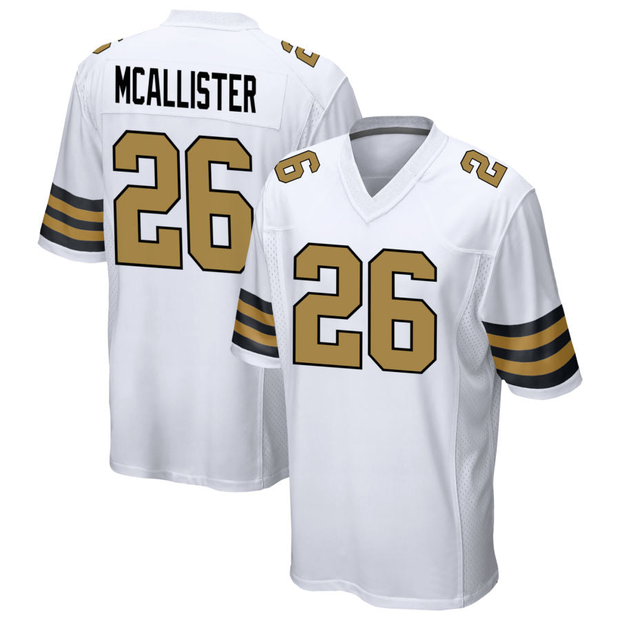 Custom #26 MCALLISTER Pro Stitched Jersey - Premium Edition