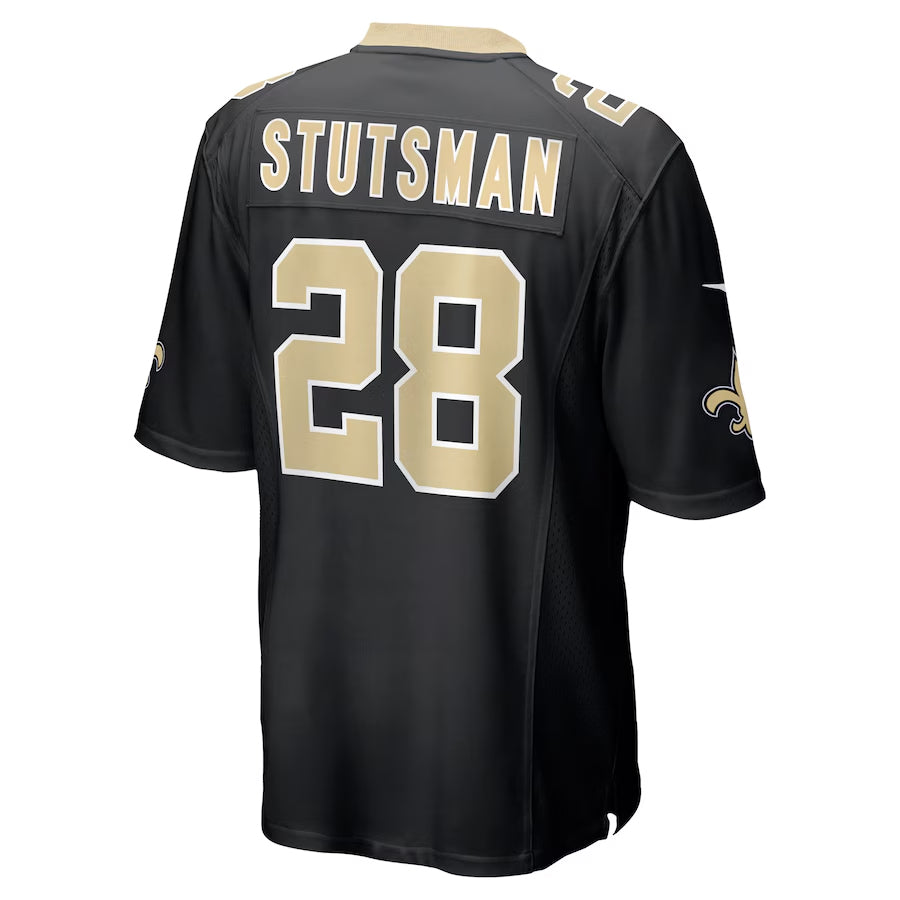 Custom #28 Black NO Football Shirt Top