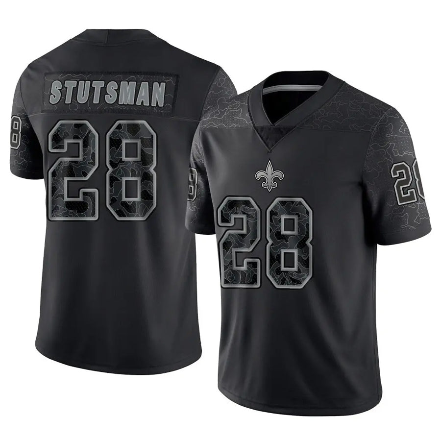 Custom #28 Black NO Football Shirt Top