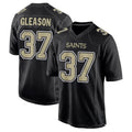 Custom #37 Carbon Black NO Football Shirt Top