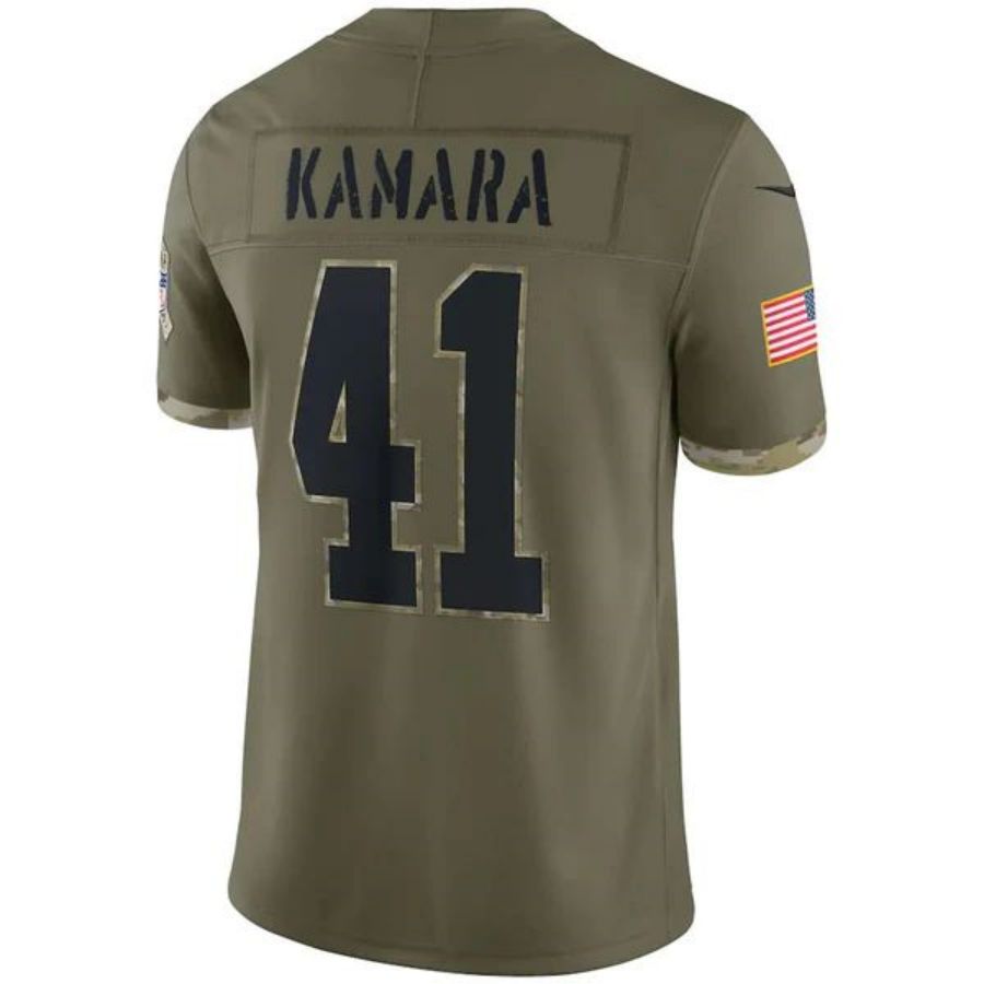 Custom #41 Olive NO Football Shirt Top