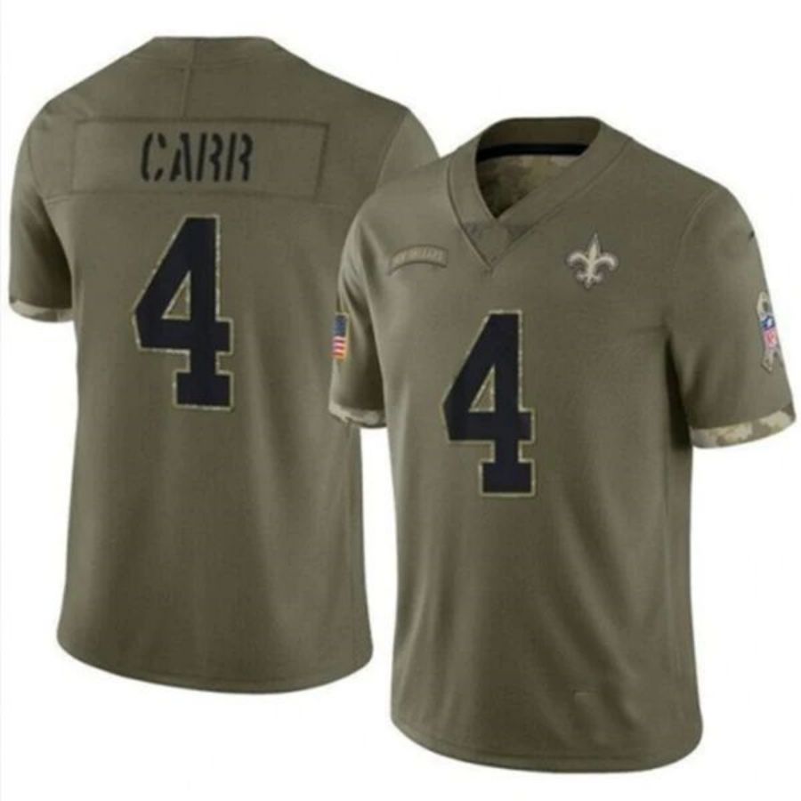 Custom #4 CARR Pro Stitched Jersey - Premium Edition