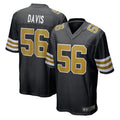 Custom #56 Black NO Football Shirt Top