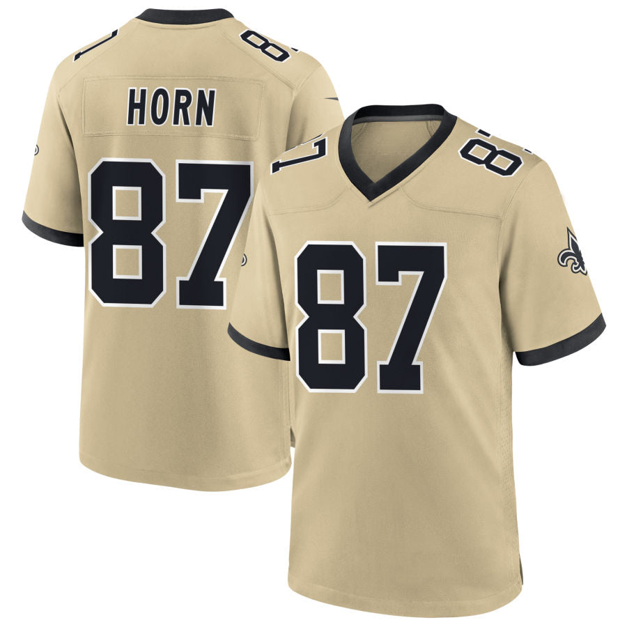 Custom #87 HORN Pro Stitched Jersey - Premium Edition