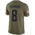 Custom #8 MANNING Pro Stitched Jersey - Premium Edition