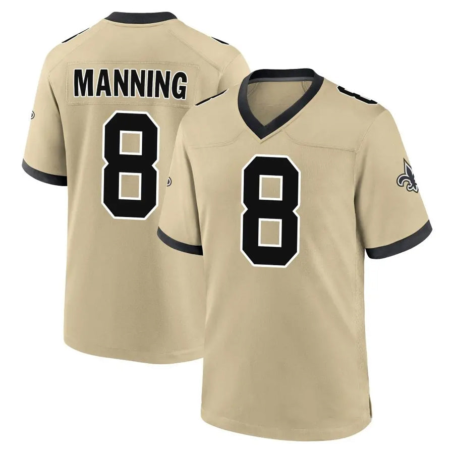 Custom #8 MANNING Pro Stitched Jersey - Premium Edition