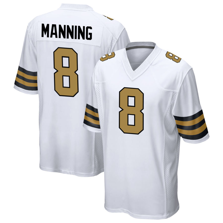 Custom #8 MANNING Pro Stitched Jersey - Premium Edition