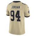 Custom #94 Gold NO Football Shirt Top
