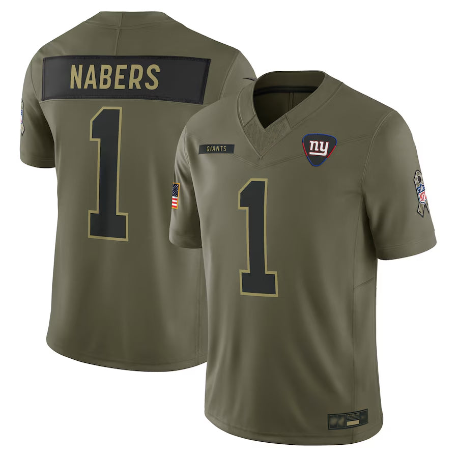 Custom #1 NABERS Pro Stitched Jersey - Premium Edition