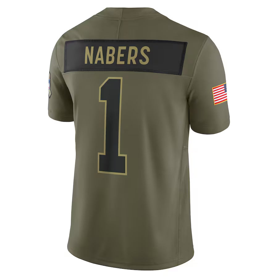 Custom #1 NABERS Pro Stitched Jersey - Premium Edition