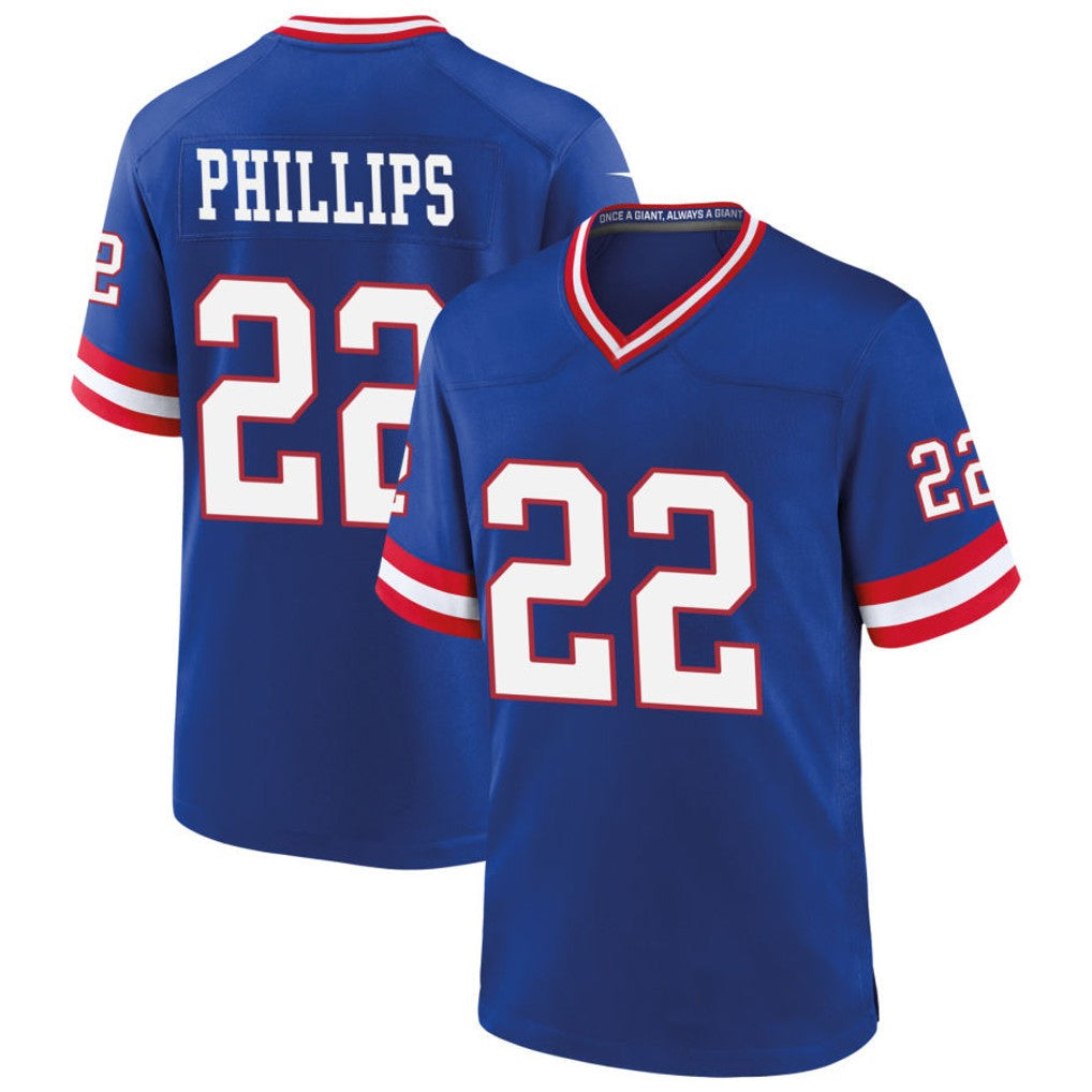 Custom #22 PHILLIPS Pro Stitched Jersey - Premium Edition