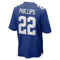 Custom #22 Royal NYG Football Shirt Top