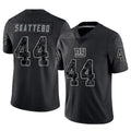 Custom #44 Black NYG Football Shirt Top