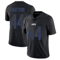 Custom #44 Black NYG Football Shirt Top