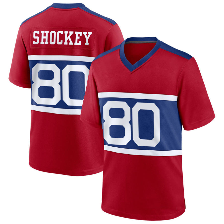 Custom #80 SHOCKEY Pro Stitched Jersey - Premium Edition
