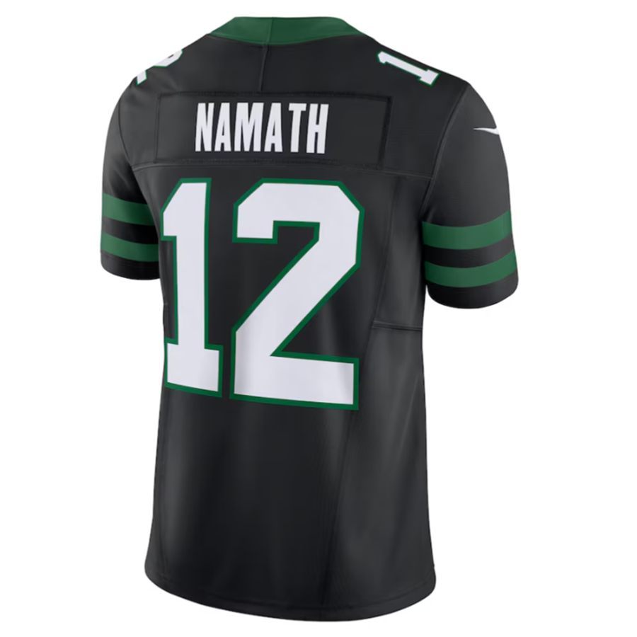 Custom #12 NAMATH Pro Stitched Jersey - Premium Edition