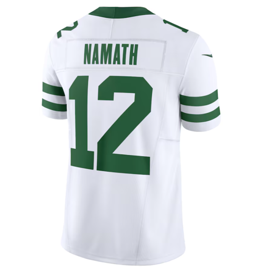 Custom #12 NAMATH Pro Stitched Jersey - Premium Edition