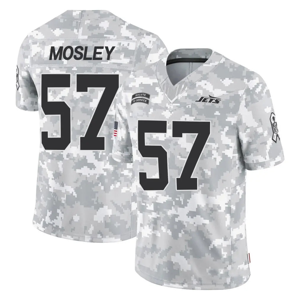 Custom #57 NYJ Football Shirt Top