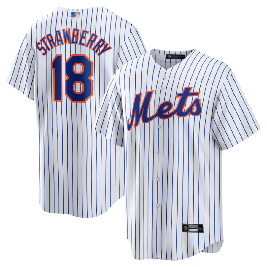 Custom #18 STRAWBERRY Pro Stitched Jersey - Premium Edition