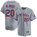 Custom #20 Gray NYM Baseball Shirt Top